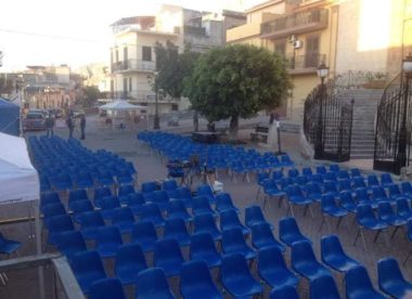 Sedia ABS monoscocca colore blu